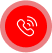 A red circular icon with a white telephone handset and sound wave lines, indicating a call or phone feature for Boschertown Go Karts in St. Charles.